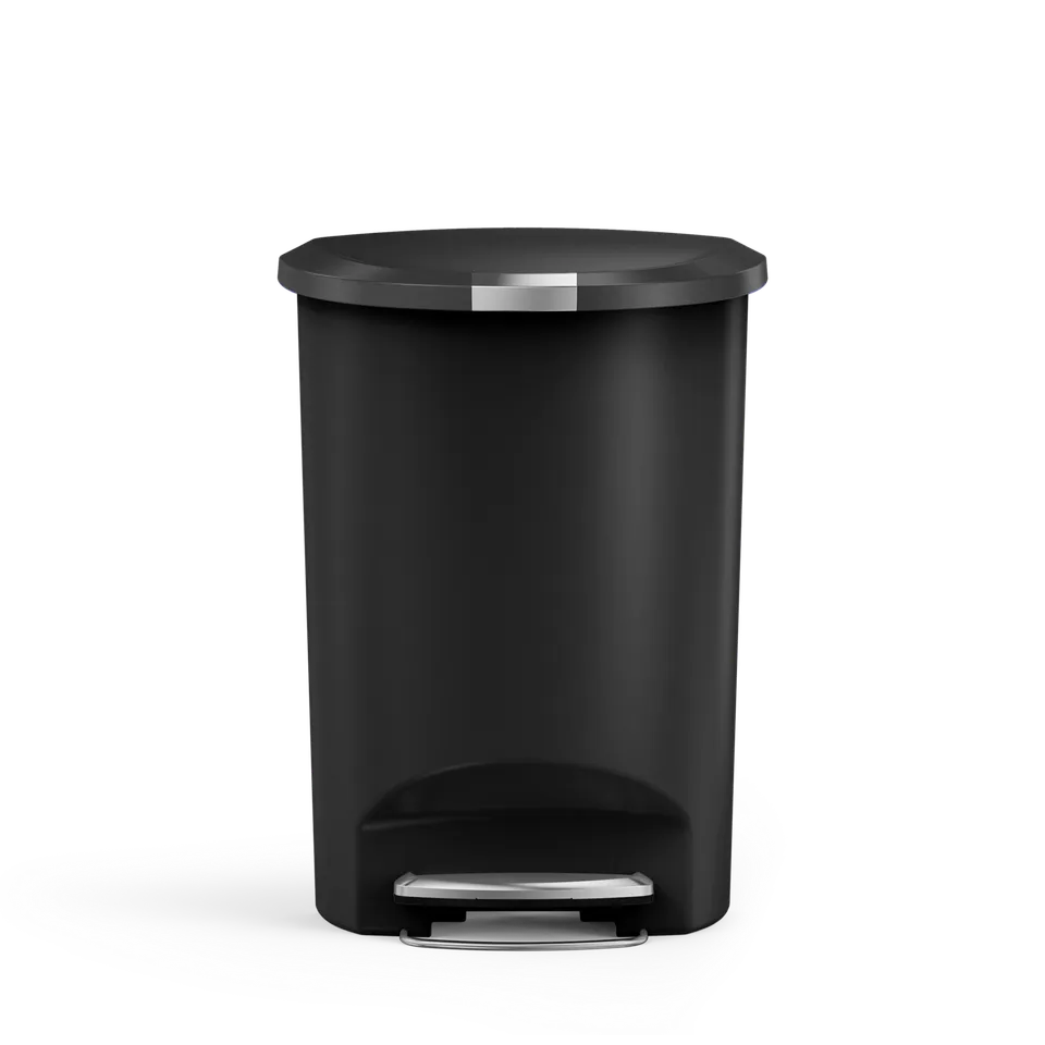 simplehuman-50l-semi-round-hybrid-step-can-pattumiera-a-pedale-semirotonda-con-c image 1