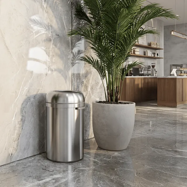 simplehuman-115l-all-steel-bullet-open-can-bidone-open-top-in-acciaio-inox-pesan image 1