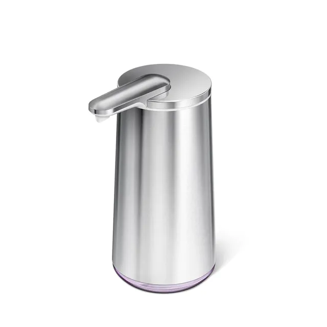 simplehuman-foam-sensor-pump-dispenser-sapone-schiuma-touch-free-in-ottone-lucid image 1