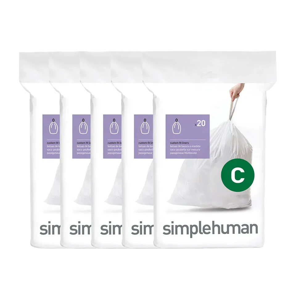 simplehuman-code-c-custom-fit-liners-sacchetti-su-misura-anti-strappo-per-pattum image 1