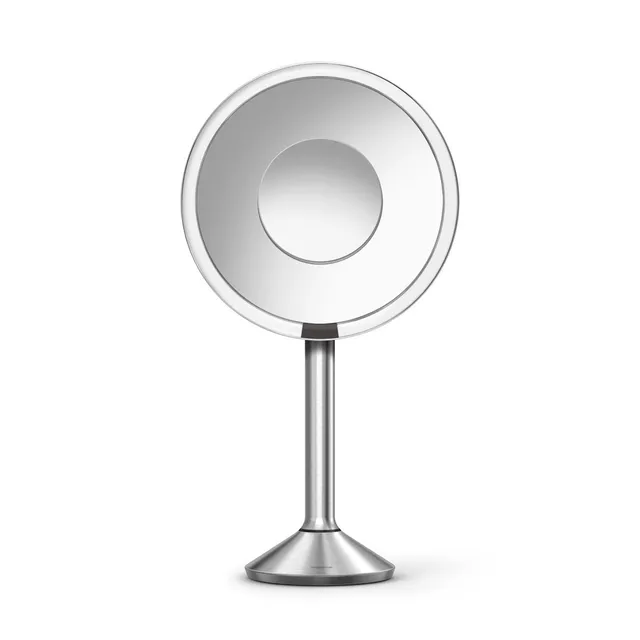 simplehuman-sensor-mirror-pro-round-specchio-sensor-5x-con-dettaglio-10x-wifi-ri image 1