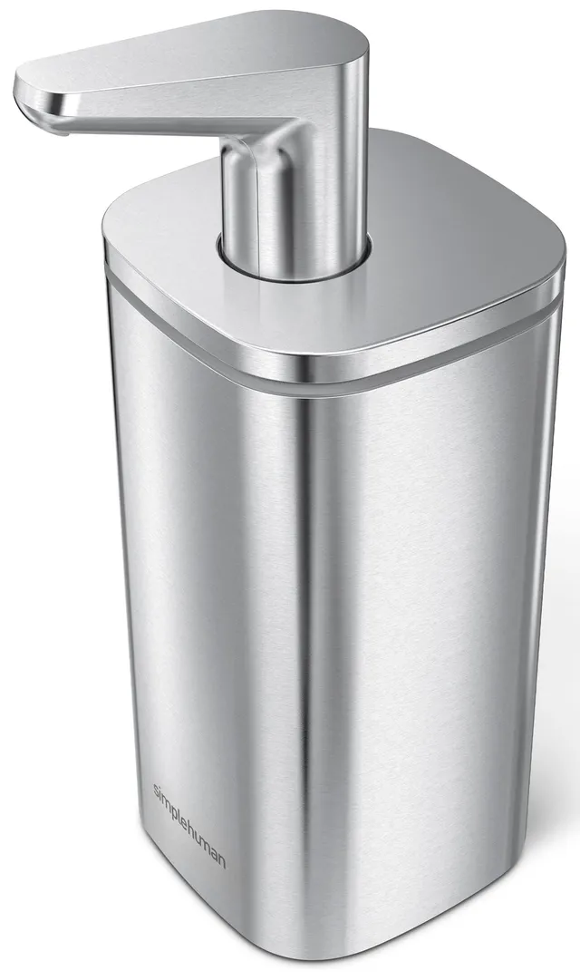 simplehuman-kt1183-dispenser-a-impulso-di-sapone-in-acciaio-inox-spazzolato-295- image 1