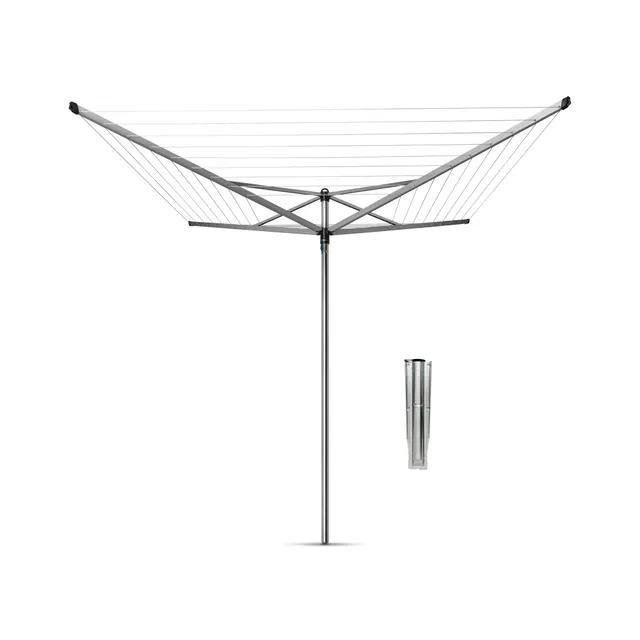 brabantia-topspinner-stendibiancheria-a-ombrello-rotante-60-m-di-filo-corde-anti image 1