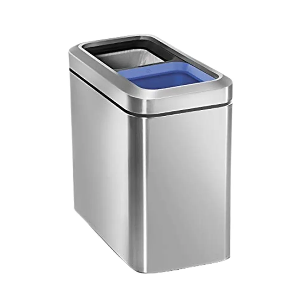 simplehuman-cw1470-cestino-raccolta-differenziata-aperto-slim-20-l-10-10-l-2-con image 1