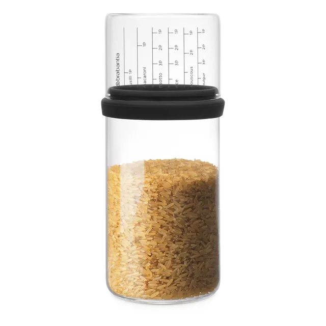 brabantia-290282-glass-storage-jar-barattolo-in-vetro-con-guarnizione-ermetica-i image 1