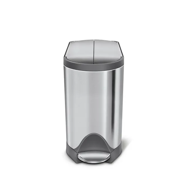 simplehuman-small-butterfly-step-can-10l-pattumiera-a-pedale-con-coperchio-farfa image 1