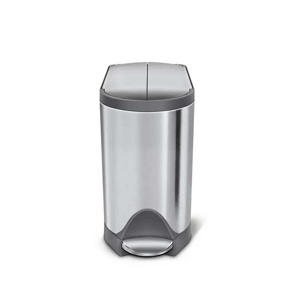 simplehuman-small-butterfly-step-can-10l-pattumiera-a-pedale-con-coperchio-farfa image 1