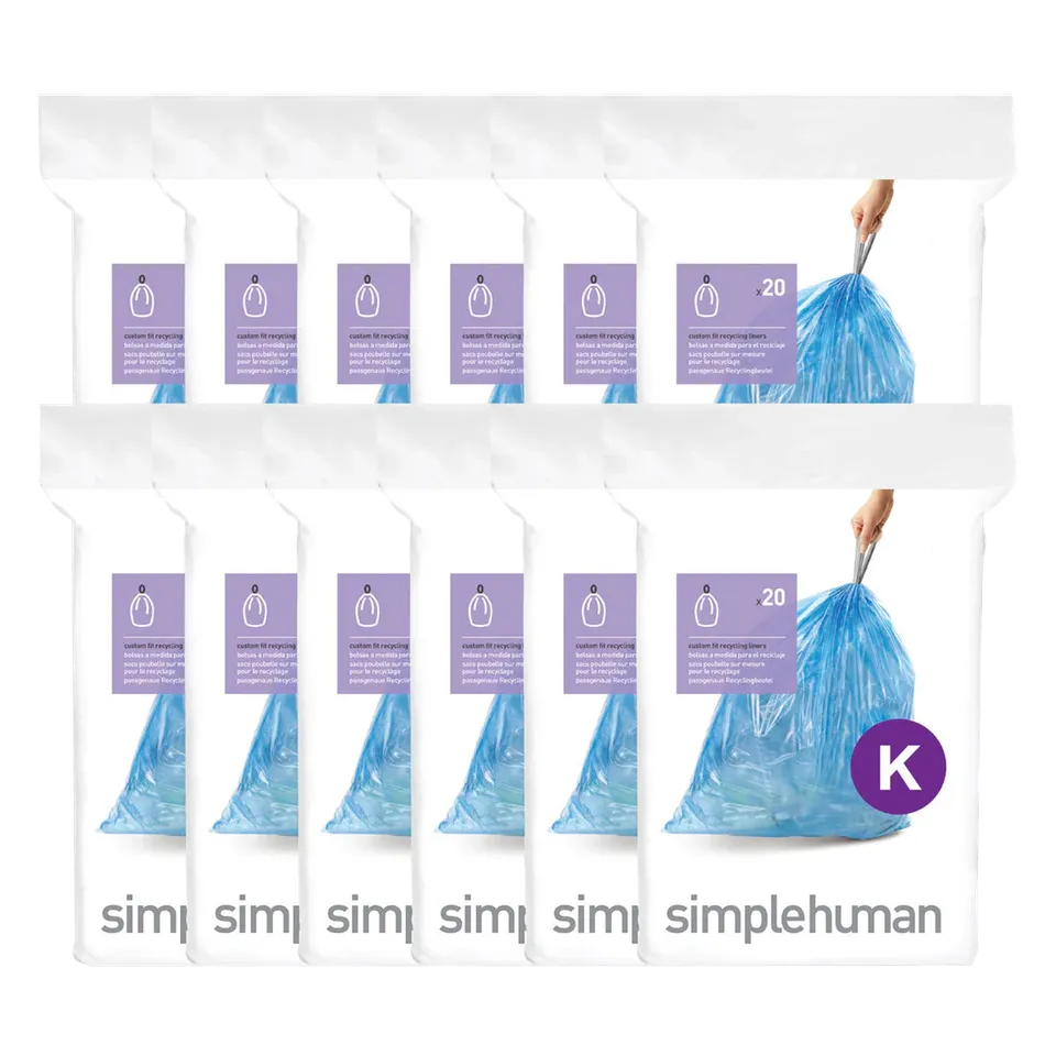 simplehuman-code-k-custom-fit-liner-sacchetti-poubelle-custom-fit-per-pattumiere image 1