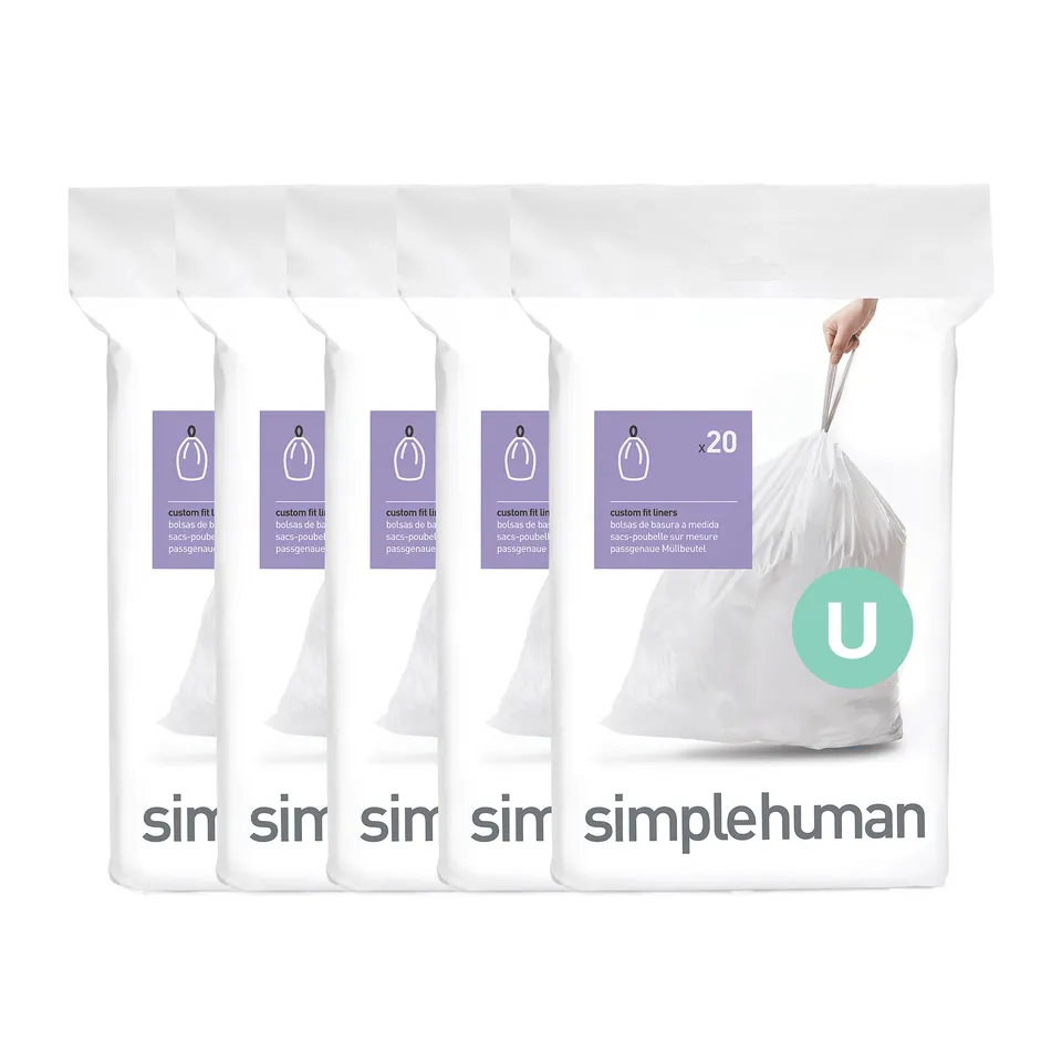 simplehuman-code-u-custom-fit-liners-sacchetti-su-misura-per-pattumiere-compatib image 1