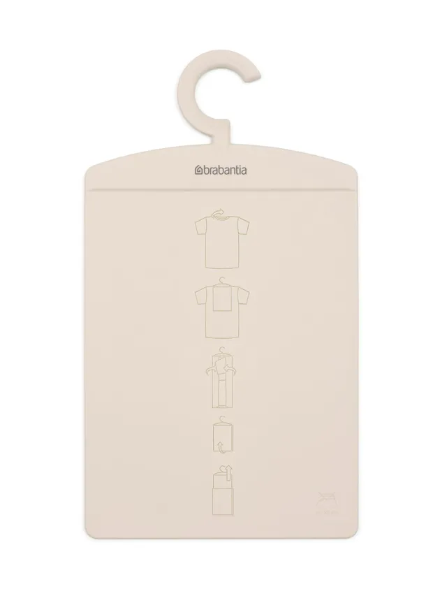 brabantia-piegacamicie-soft-beige-piegatore-camicie-e-magliette-con-gancio-per-a image 1