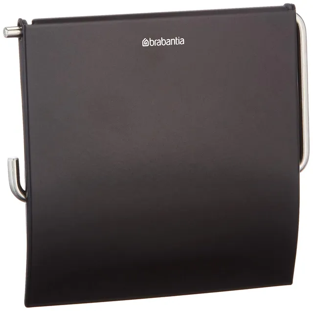 brabantia-renew-collection-porta-rotolo-da-toilette-matt-black-montaggio-a-paret image 1