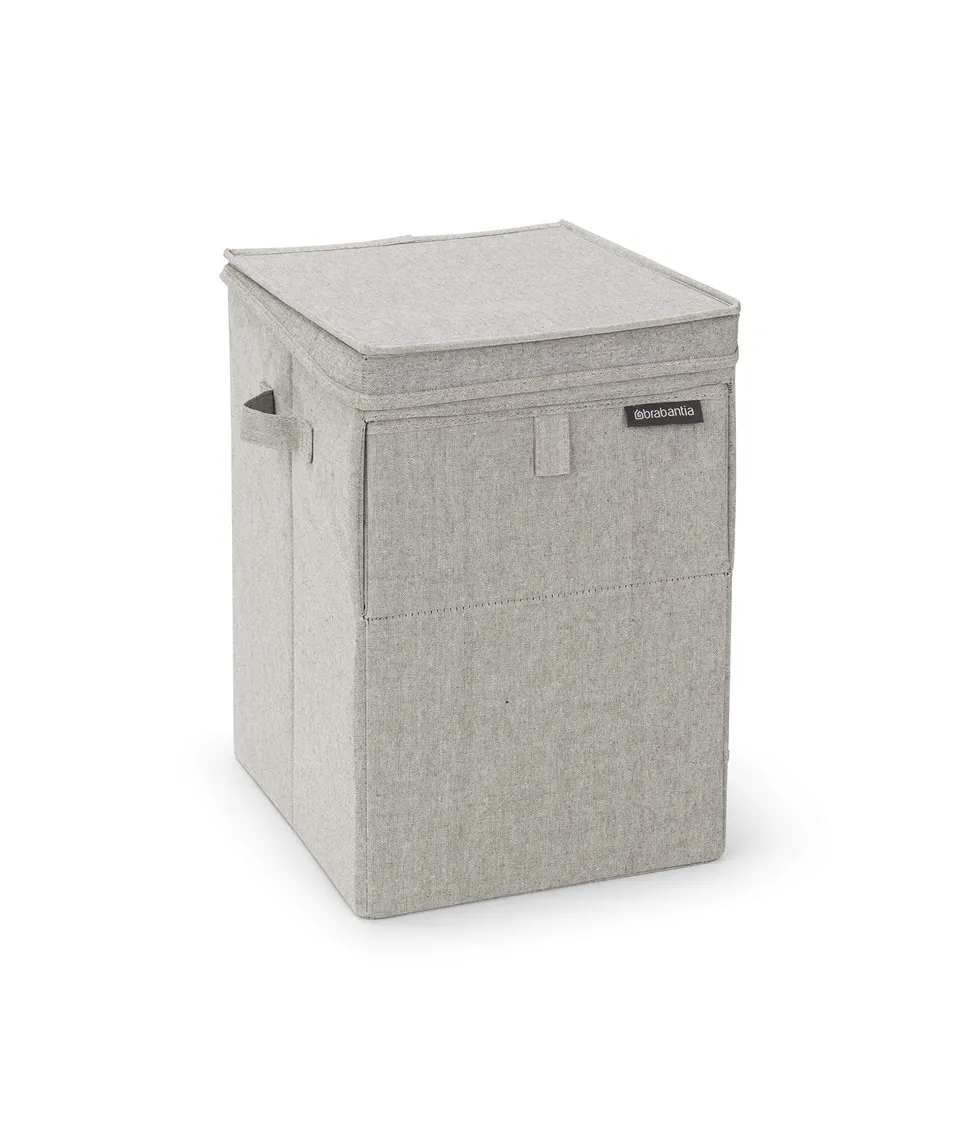 brabantia-portabiancheria-impilabile-35-litri-grey-apertura-frontale-e-superiore image 1