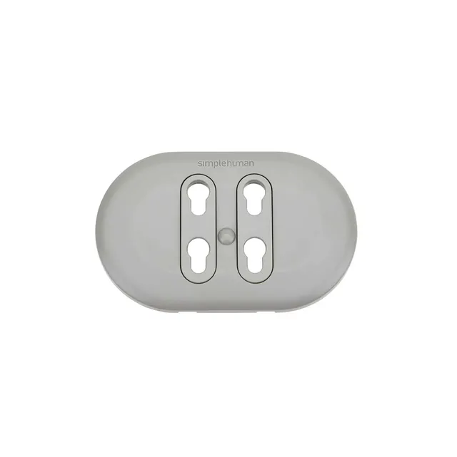 simplehuman-single-wall-plate-pd0390-piastra-a-parete-di-ricambio image 1