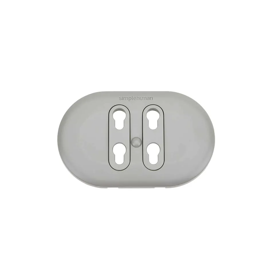 simplehuman-single-wall-plate-pd0390-piastra-a-parete-di-ricambio image 1
