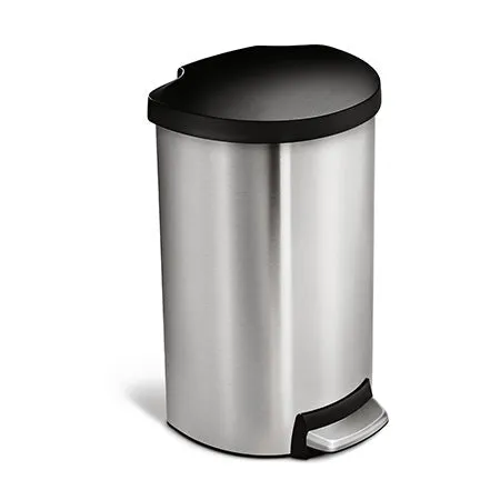 simplehuman-studio-40l-semi-round-step-can-cestino-a-pedale-semi-rotondo-40-litr image 1
