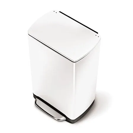 simplehuman-38l-wide-step-rectangular-trash-can-cestino-pedale-rettangolare-38-l image 1