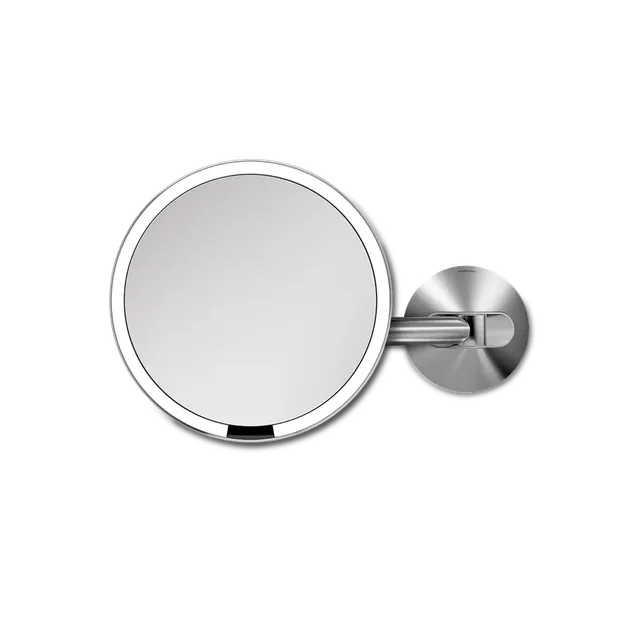 simplehuman-specchio-sensor-hard-wired-da-parete-luce-tru-lux-automatica-braccio image 1