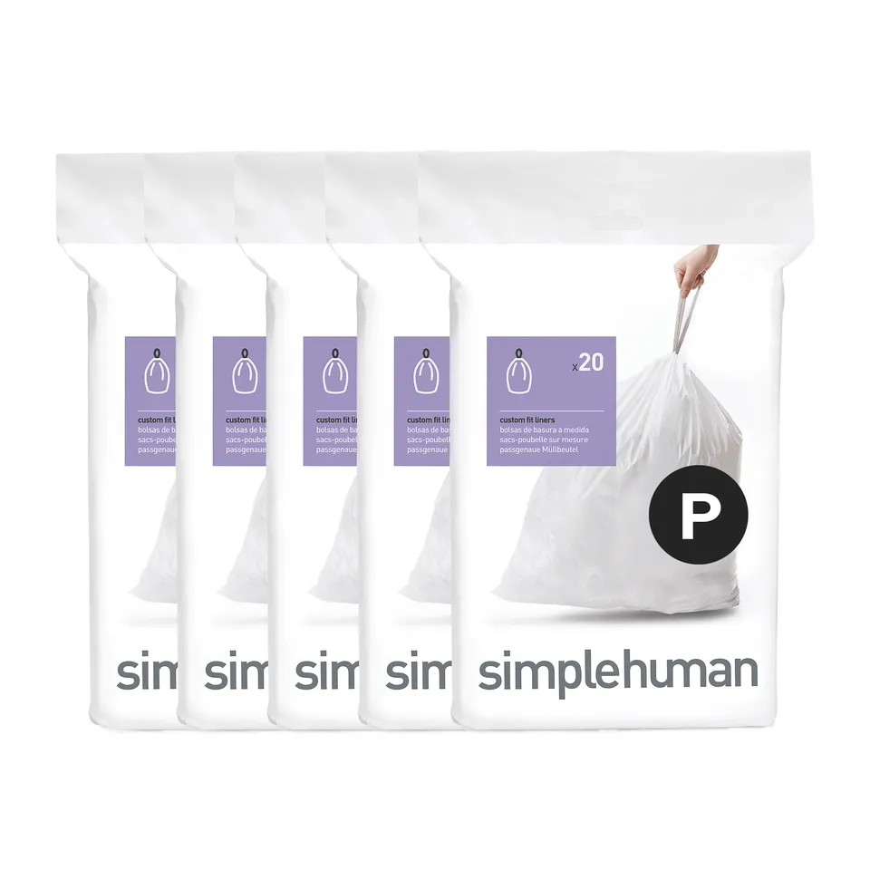 simplehuman-code-p-custom-fit-liners-sacchetti-su-misura-per-pattumiere image 1