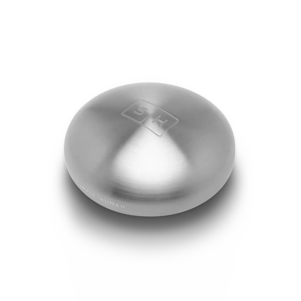 simplehuman-steel-soap-bar-saponetta-in-acciaio-inox-neutralizza-odori-da-aglio- image 1