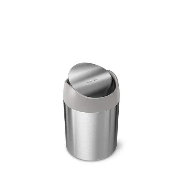 simplehuman-mini-can-1-5l-cestinino-con-coperchio-bilanciere-a-bilico image 1