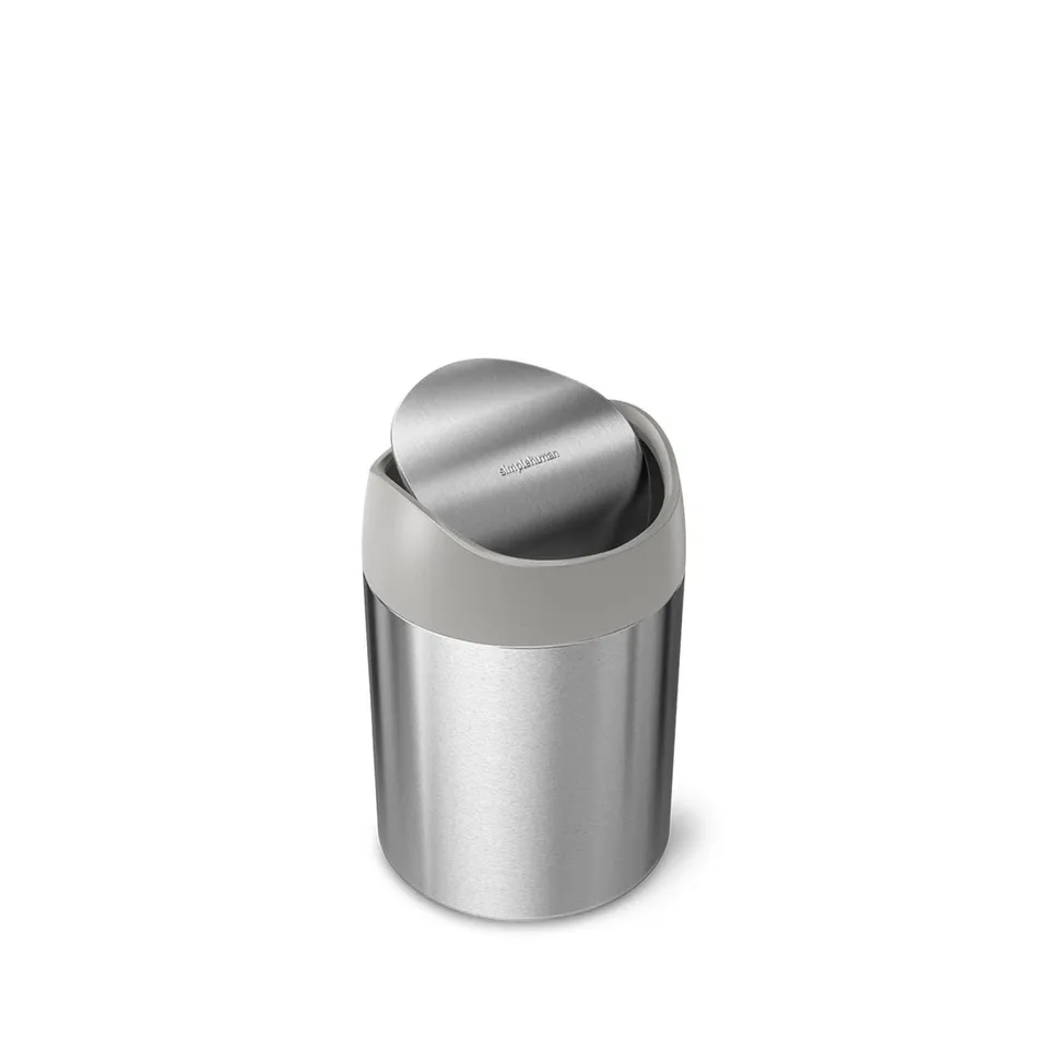 simplehuman-mini-can-1-5l-cestinino-con-coperchio-bilanciere-a-bilico image 1