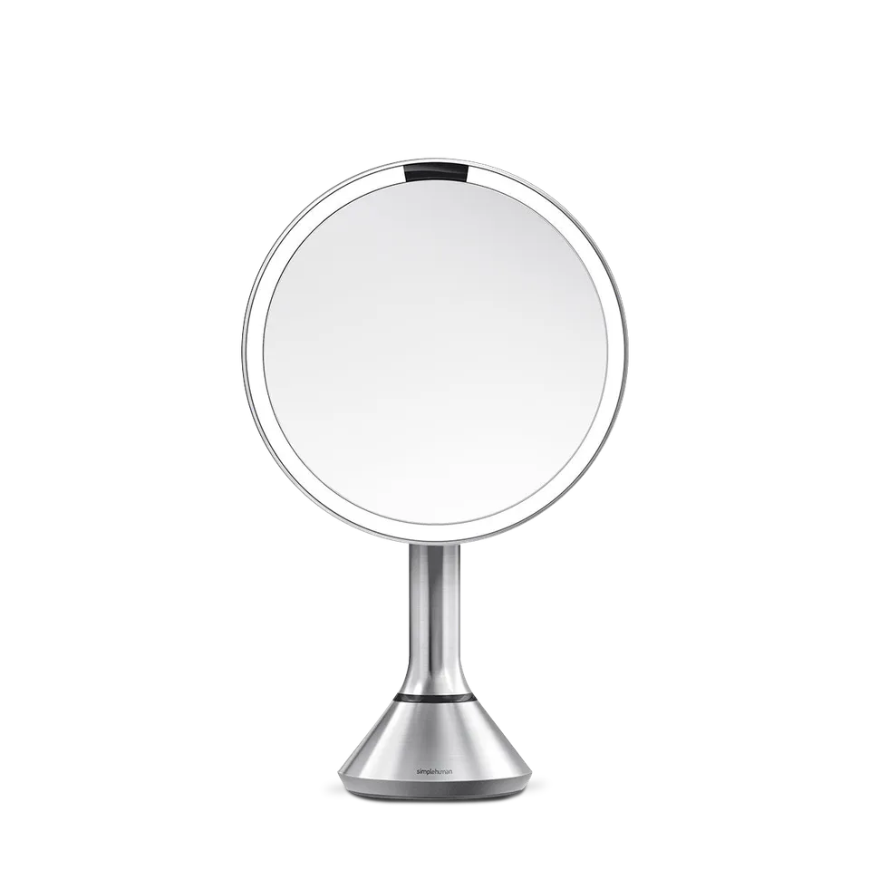 simplehuman-sensor-mirror-round-specchio-cosmetico-sensorizzato-tondo-con-luci-t image 1