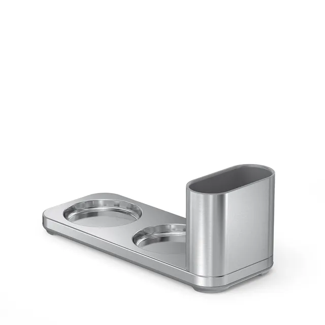 simplehuman-sensor-pump-14-oz-dual-caddy-supporto-doppio-per-dispenser-a-sensore image 1