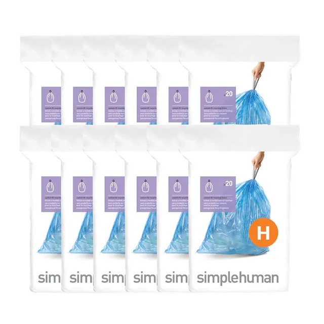 simplehuman-code-h-custom-fit-liner-sacchetti-personalizzati-per-pattumiera-tipo image 1