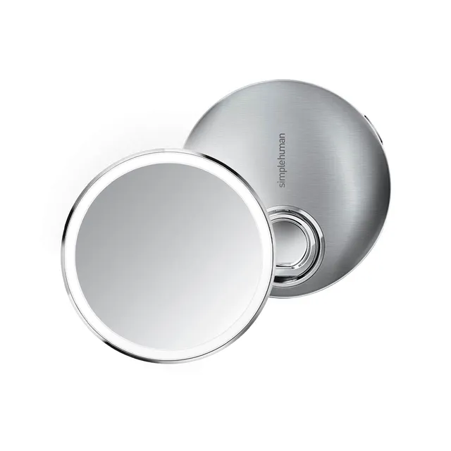 simplehuman-sensor-mirror-compact-3x-specchio-cosmetico-tascabile-ricaricabile image 1