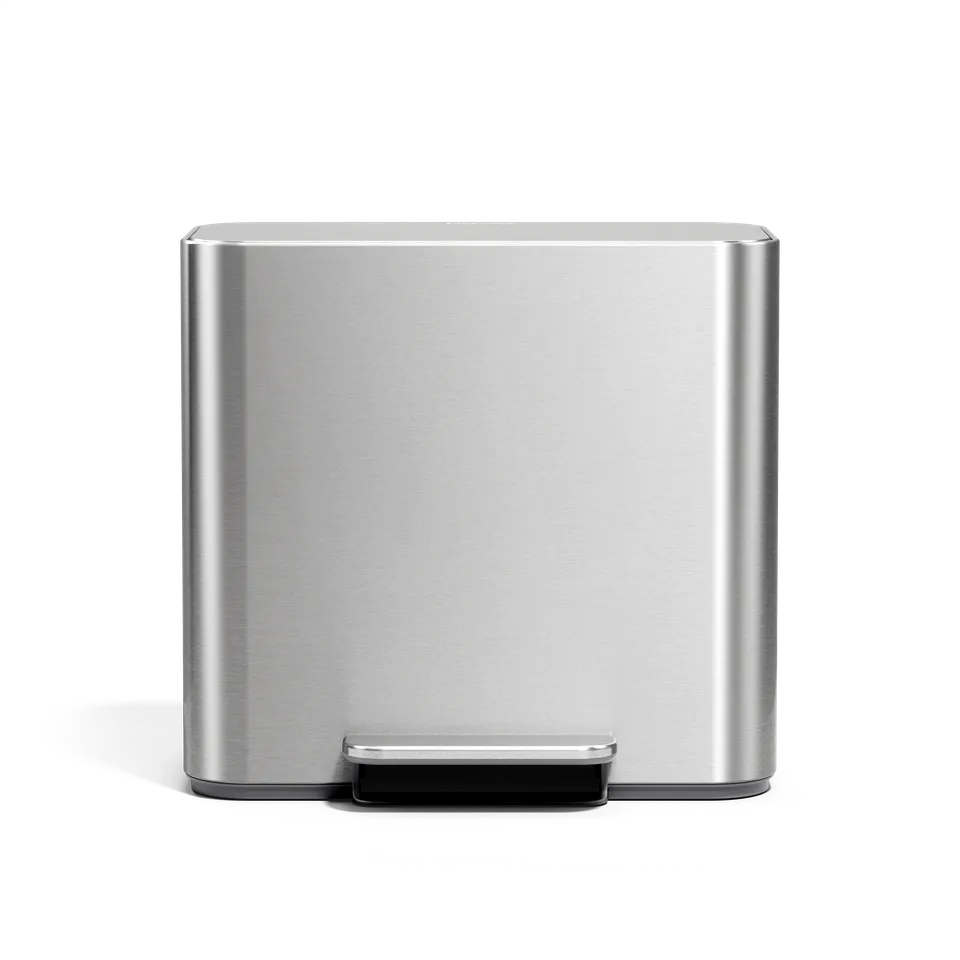 simplehuman-mini-recycler-step-can-cestino-a-pedale-per-raccolta-differenziata-c image 1