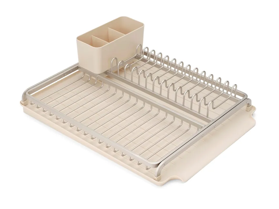 brabantia-sinkside-scolapiatti-da-lavello-in-alluminio-con-cestello-portaposate- image 1