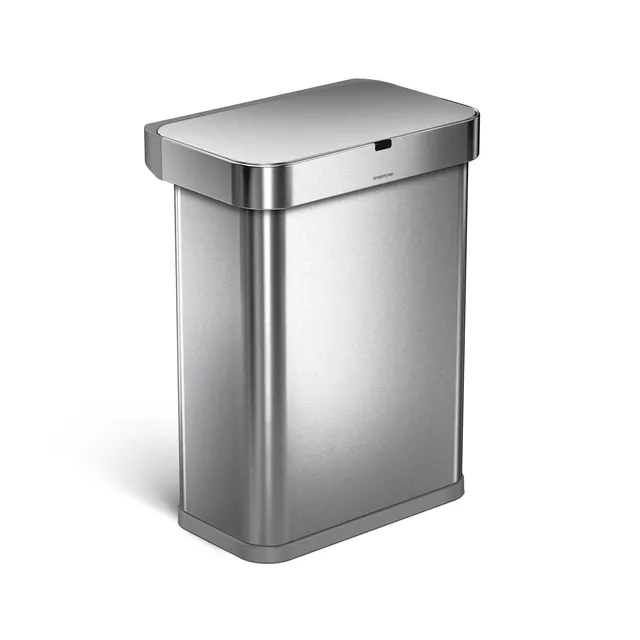 simplehuman-gen1-58l-rectangular-sensor-can-cestello-a-sensore-rettangolare-58-l image 1