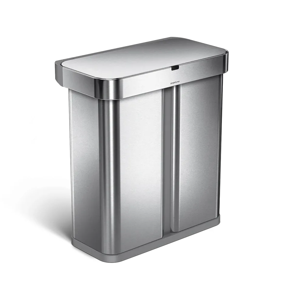 simplehuman-rectangular-sensor-can-cestino-a-sensor-rettangolare-gen-1-usato-out image 1