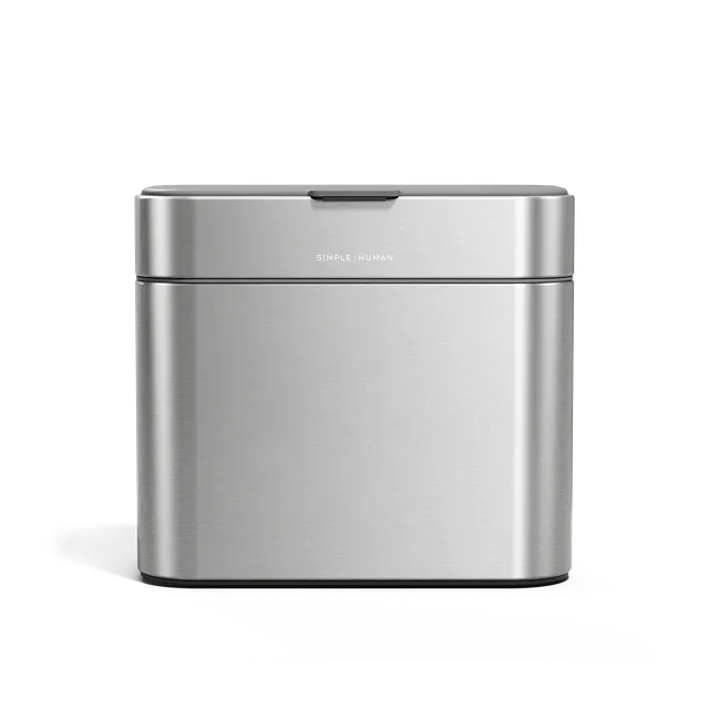 simplehuman-compost-caddy-contenitore-compost-acciaio-inox-con-dock-magnetico-1- image 1