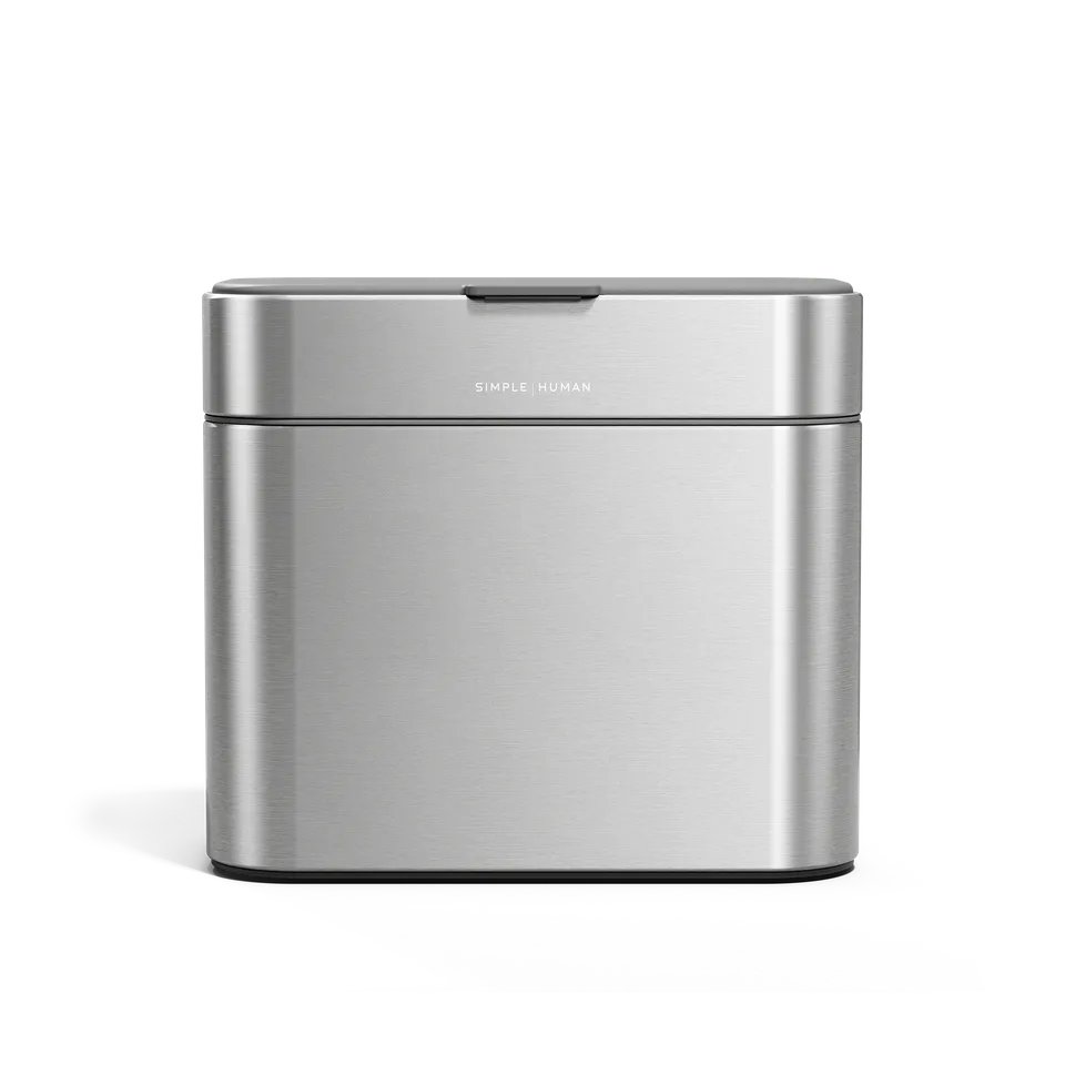 simplehuman-compost-caddy-contenitore-compost-acciaio-inox-con-dock-magnetico-1- image 1