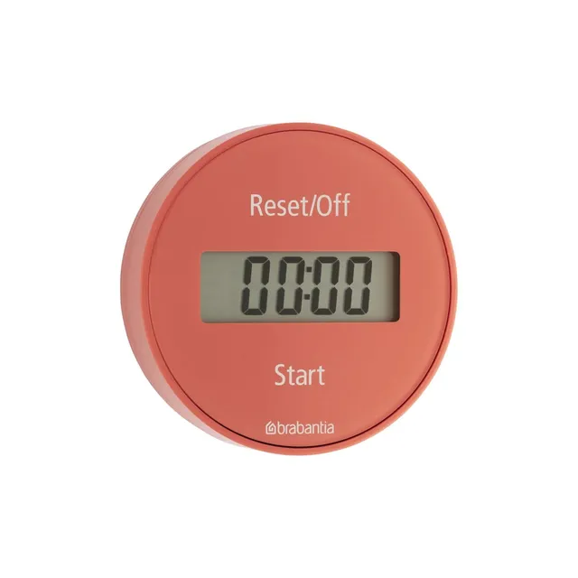 brabantia-tasty-kitchen-timer-magnetico-2-in-1-terracotta-pink image 1