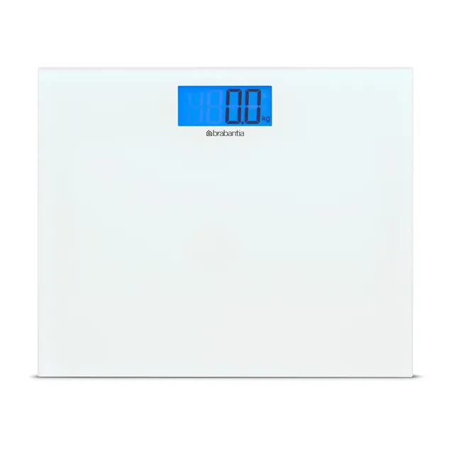 brabantia-bilancia-pesapersone-digitale-bianco-vetro-portata-180-kg-30-cm-con-pi image 1