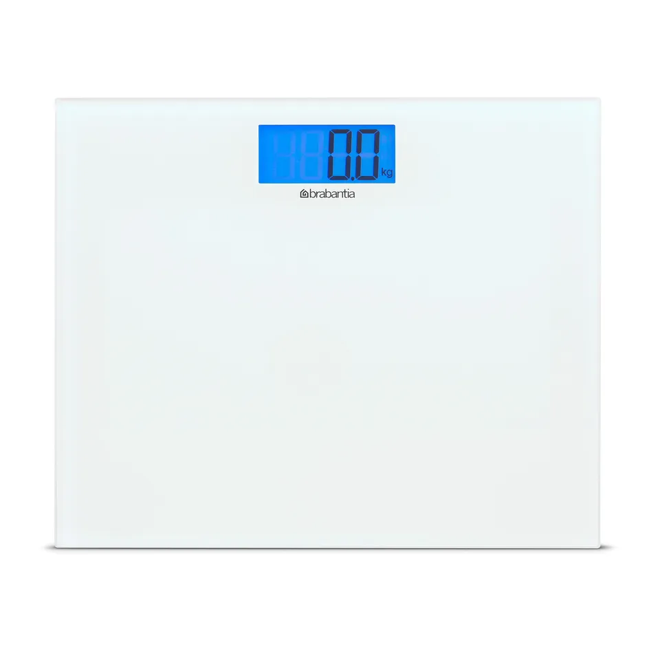 brabantia-bilancia-pesapersone-digitale-bianco-vetro-portata-180-kg-30-cm-con-pi image 1