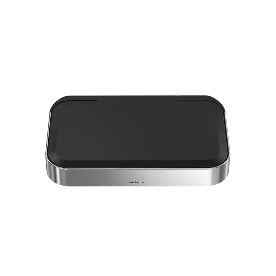 simplehuman-ricambio-coperchio-in-plastica-con-anello-trim-nero-pd6247-per-cesti image 1