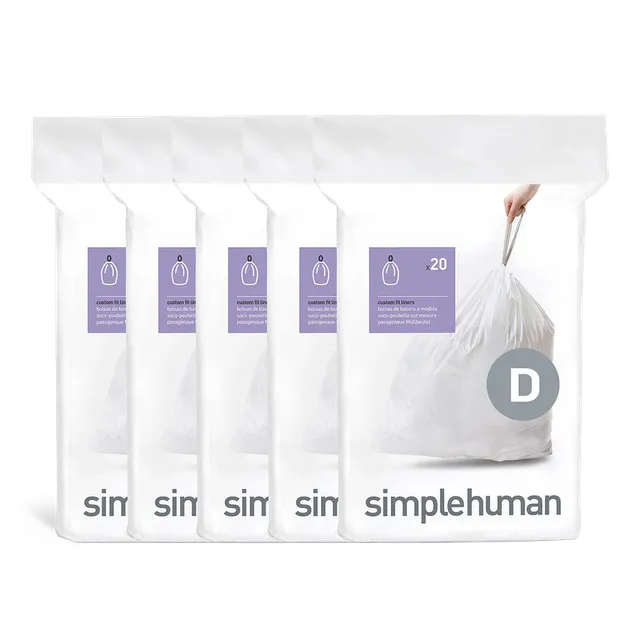 simplehuman-code-d-custom-fit-liners-sacchetti-su-misura-per-cestini-simplehuman image 1