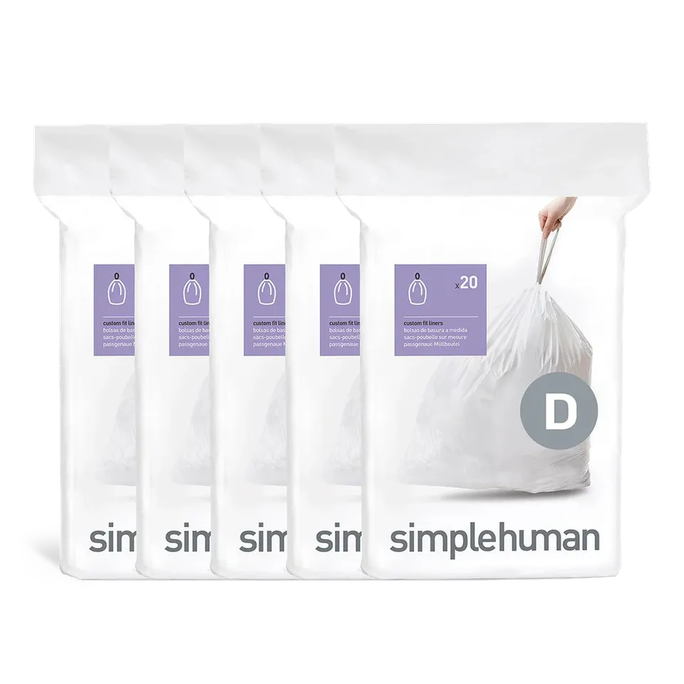 simplehuman-code-d-custom-fit-liners-sacchetti-su-misura-per-cestini-simplehuman image 1