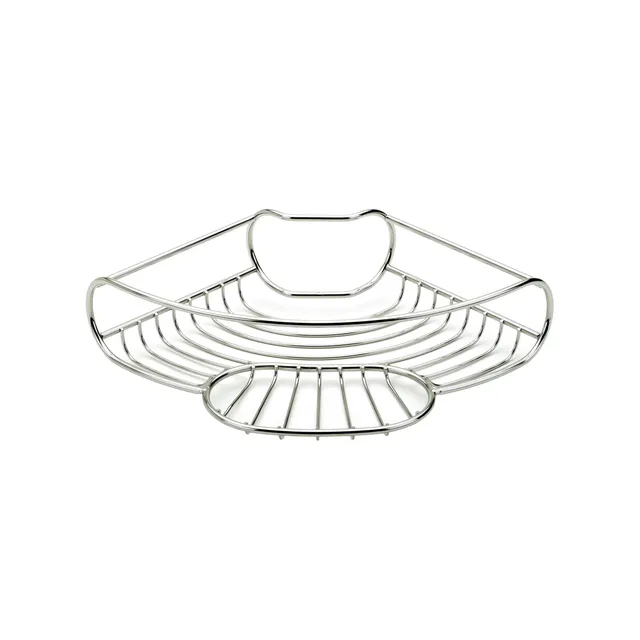 simplehuman-portasapone-wire-frame-con-portasapattina-accessorio-da-bagno-in-acc image 1