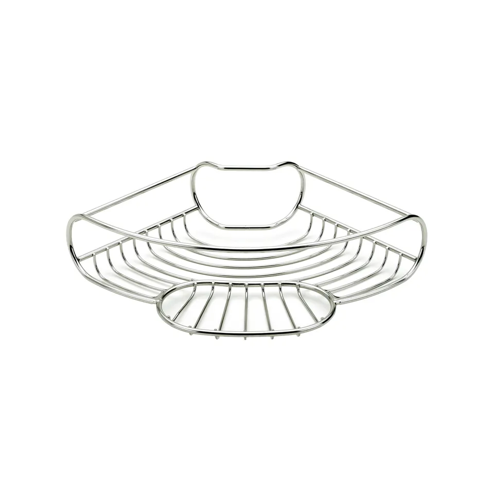 simplehuman-portasapone-wire-frame-con-portasapattina-accessorio-da-bagno-in-acc image 1