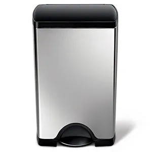 simplehuman-studio-38l-rectangular-step-can-pattumiera-rettangolare-in-acciaio-i image 1