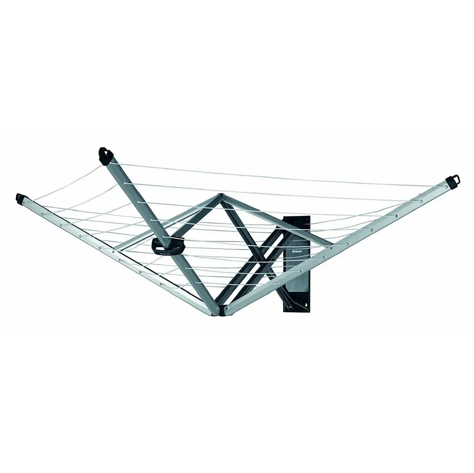 brabantia-stendibiancheria-a-muro-wallfix-24m-salvaspazio-con-supporti-a-parete- image 1