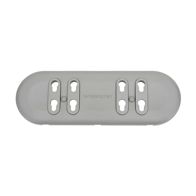 simplehuman-twin-wall-plate-pd0391-piastra-a-muro-di-ricambio-per-dispenser-dopp image 1