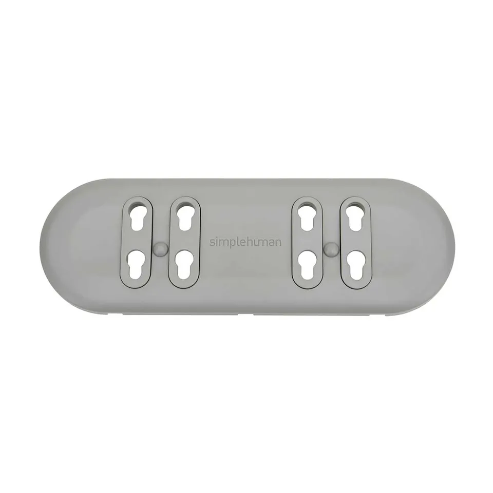simplehuman-twin-wall-plate-pd0391-piastra-a-muro-di-ricambio-per-dispenser-dopp image 1