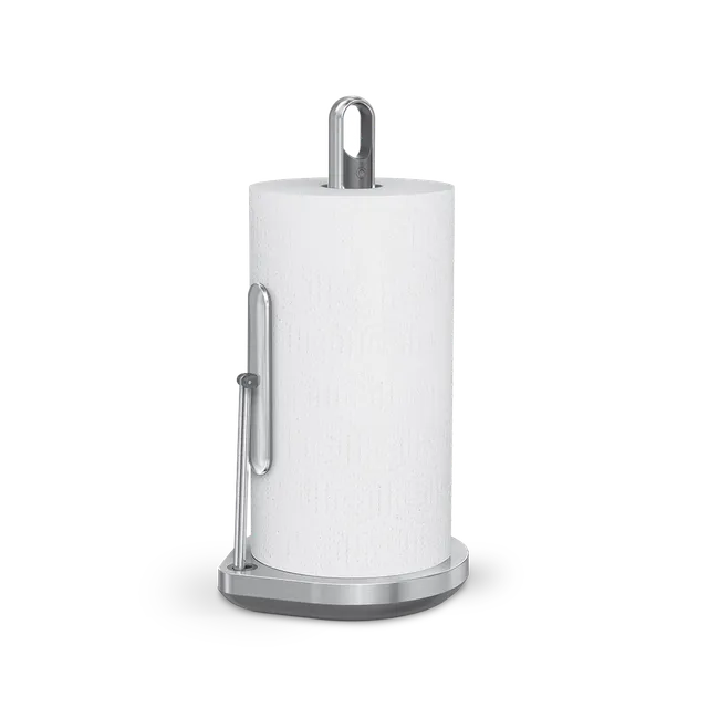 simplehuman-porta-rotolo-carta-da-cucina-con-spray-integrato-supporto-da-bancone image 1