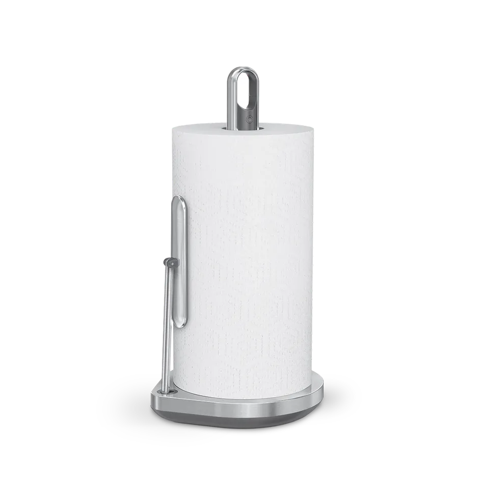 simplehuman-porta-rotolo-carta-da-cucina-con-spray-integrato-supporto-da-bancone image 1