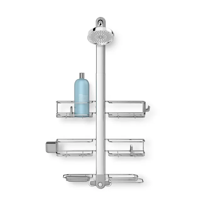simplehuman-shower-caddy-hanging-rastrelliera-doccia-sospesa-senza-fori-con-mens image 1